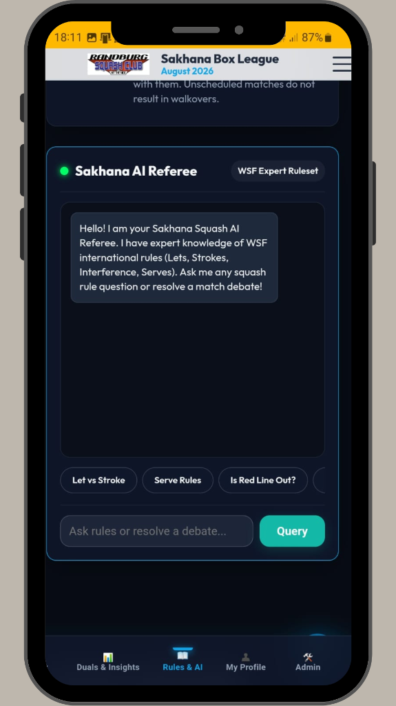 Sakhana Squash AI Referee Assistant